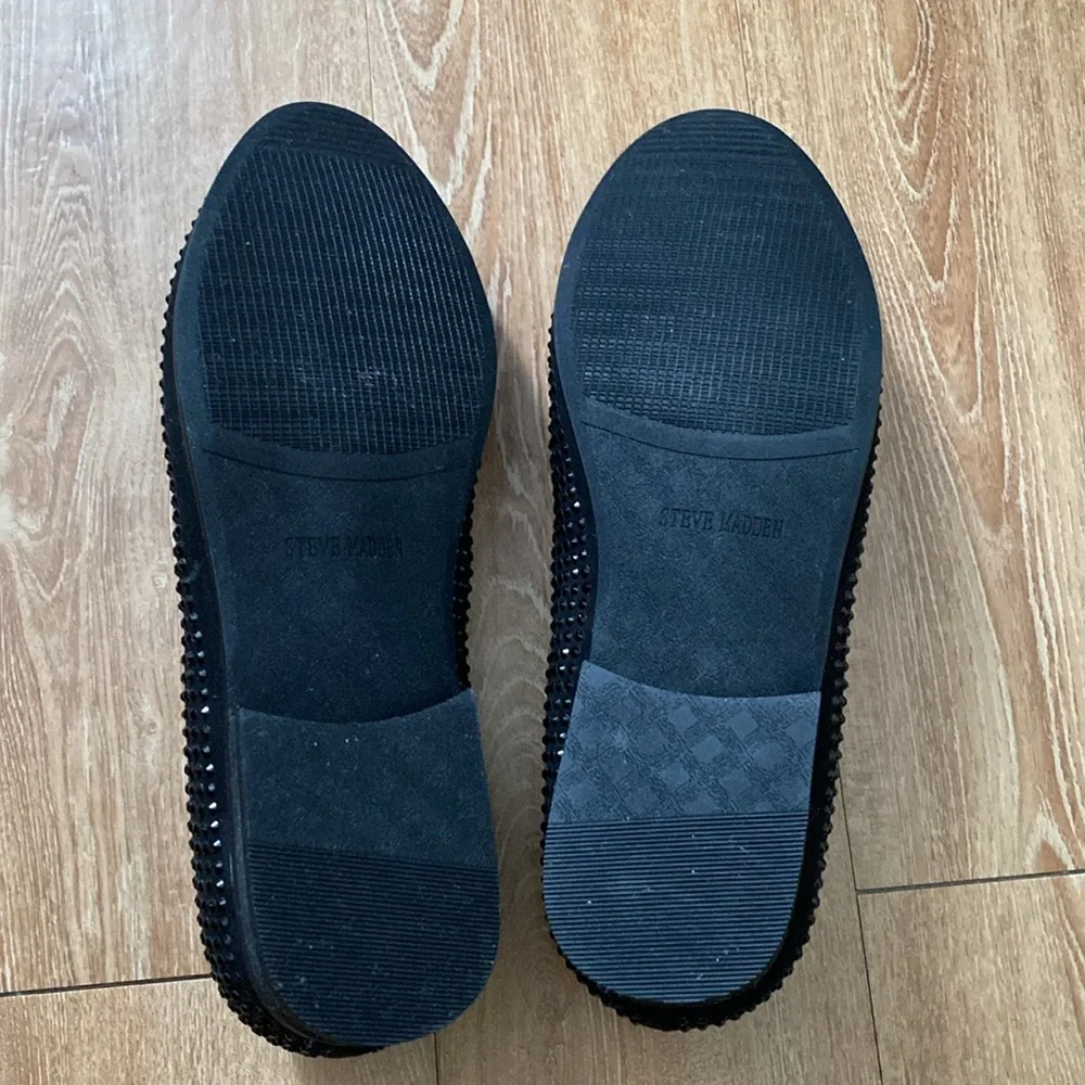 Steve Madden Cavia black smoking slippers. Size 14